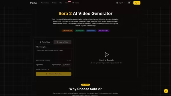 Sora 2 AI Video Generator