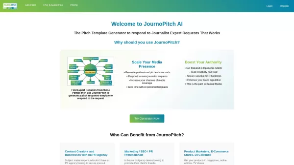 JournoPitch AI