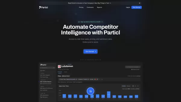 Particl Retail Intelligence