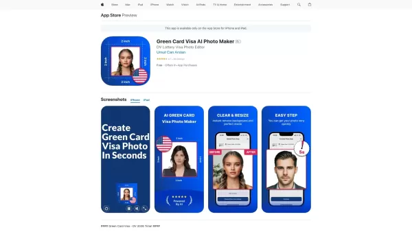 Green Card Visa AI Photo Maker