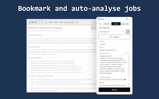 Applai: AI job application copilot and ghost writer