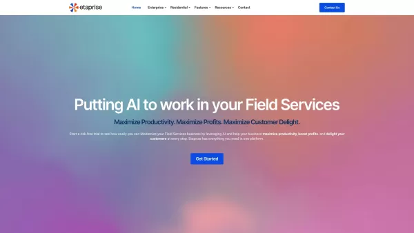 Etaprise Field Service Management