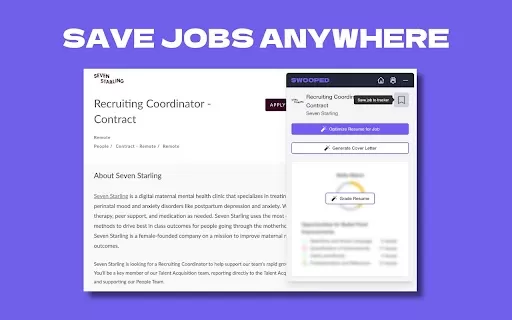 Swooped - Chrome Extension