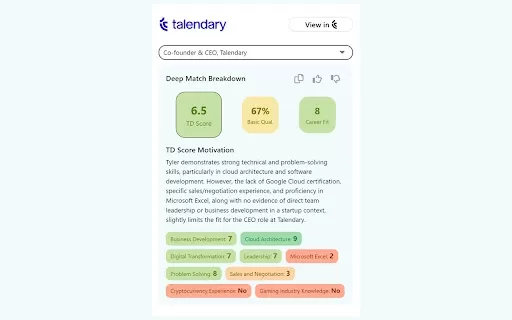 LinkedIn Recruiter AI - Chrome Extension