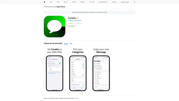 Curatio SMS Categorizer