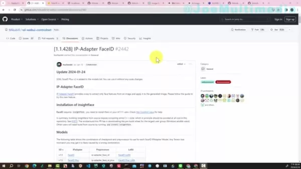 IP-Adapter FaceID : ControlNet을 사용하여 일관된 AI면을 생성합니다