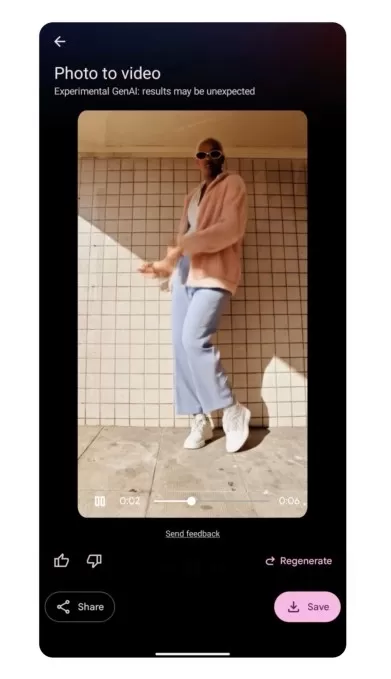 O Google apresenta a geração de vídeo com IA Veo 3 no Google Fotos, permitindo que os usuários dos EUA convertam imagens estáticas em clipes de 6 segundos de alta qualidade, parte do hub Criar do aplicativo com ferramentas com IA, como remixagem e fotos cinematográficas.