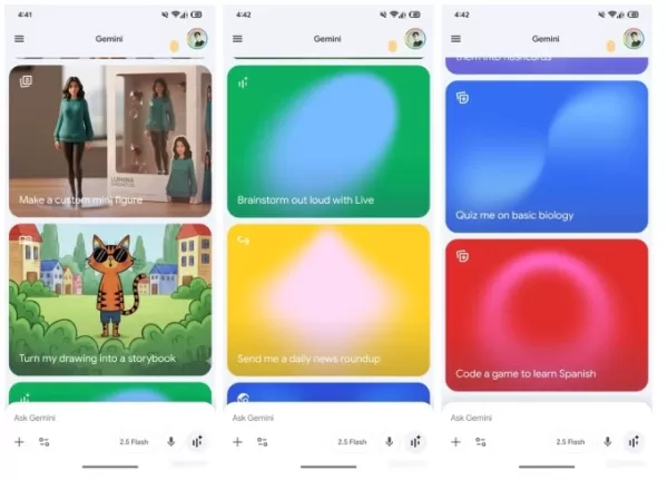 screenshots mit gemini