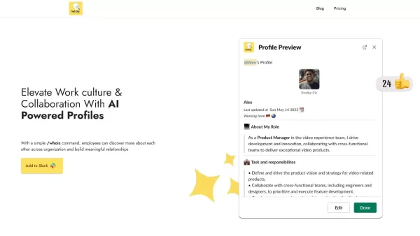 AI Profile For Slack