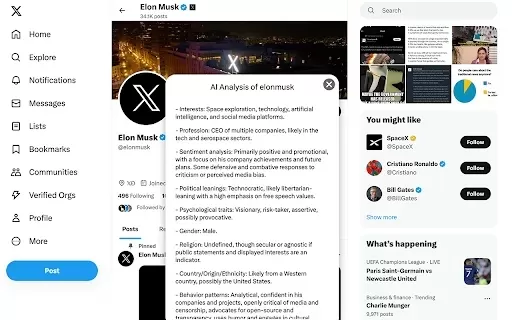 Profiler — Twitter & Reddit Profile Analyzer