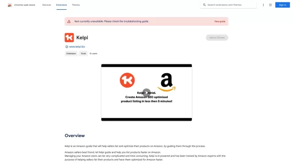 Kelpi - Chrome Extension