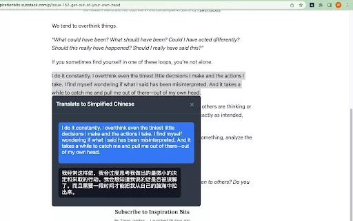 Right Click Translator - Chrome Extension
