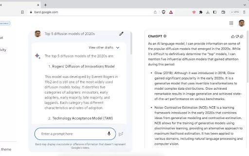 ChatGPTonBard - Chrome Extension