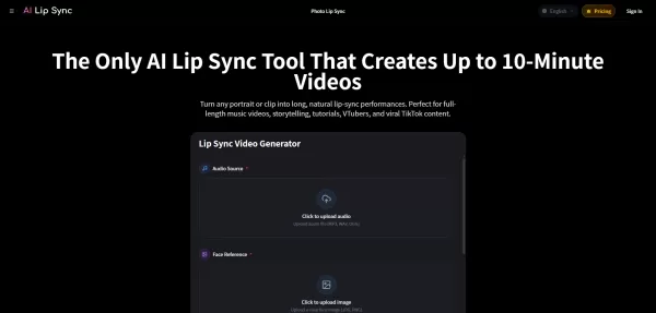 Photo Lip Sync Generator – Animate Any Portrait Into a Realistic Lip Sync Video