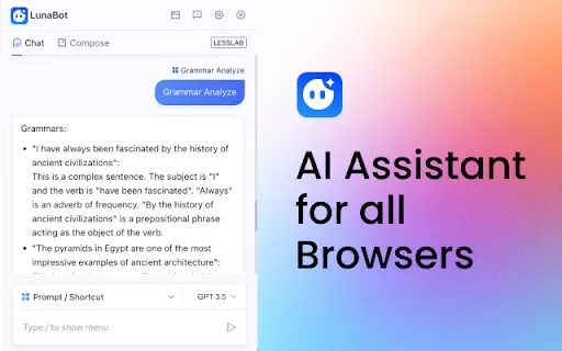 Lunabot - Chrome Extension