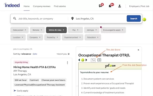 Get 'Em Jobs - Chrome Extension