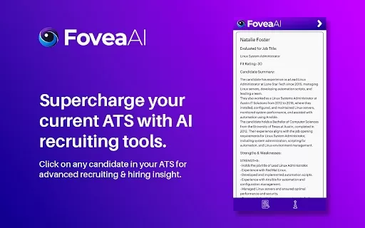 FoveaAI - Chrome Extension