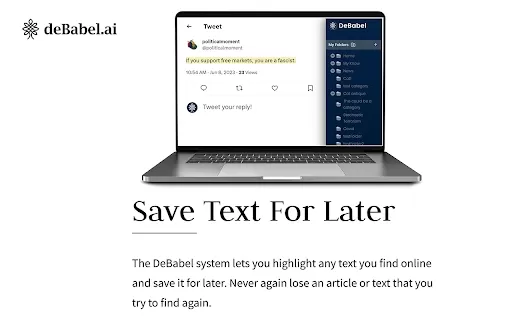 DeBabel - Chrome Extension