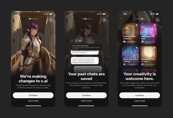 A CharacterAI, startup de IA, proíbe bate-papos abertos para usuários menores de 18 anos após incidentes de suicídio de adolescentes A plataforma está se voltando para ferramentas de criação de conteúdo e interpretação de IA, implementando verificação de idade e novas medidas de segurança que, segundo ela, reduzirão ainda mais sua base de usuários adolescentes