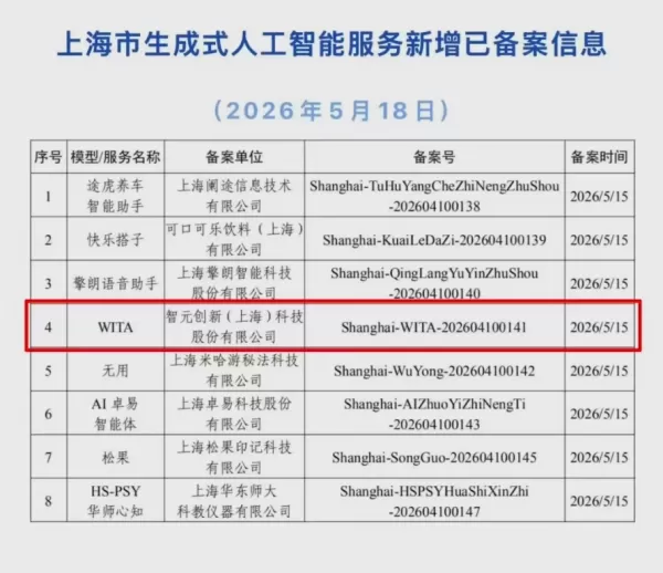 Zhiyuan WITA embodied intelligence large model interface