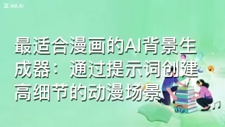 最适合漫画的AI背景生成器：通过提示词创建高细节的动漫场景