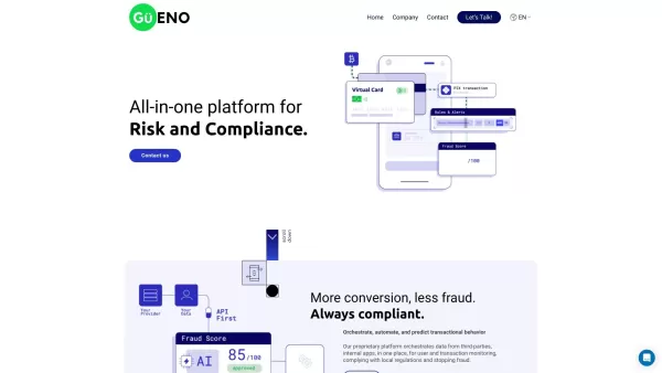 Güeno | Plataforma para Prevención de Fraude y Compliance