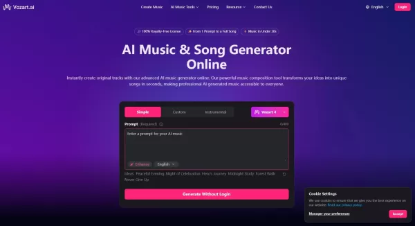 Vozart AI Music Generator