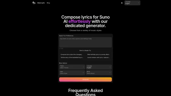 Snon Lyric