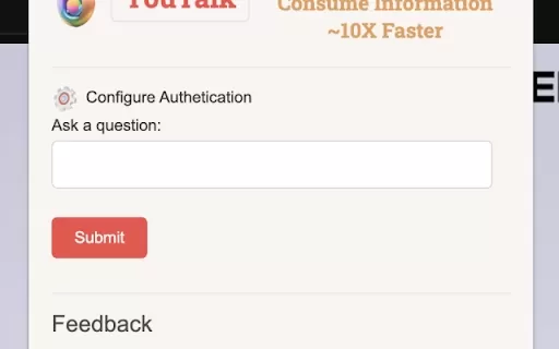 YouTalk - Chrome Extension