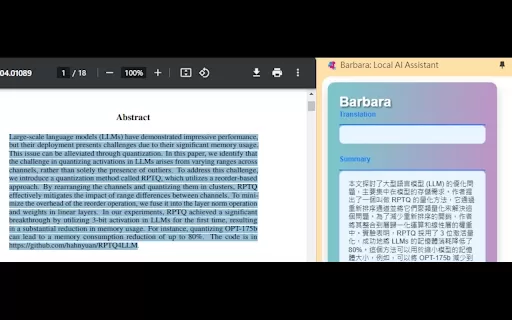 Barbara - Chrome Extension