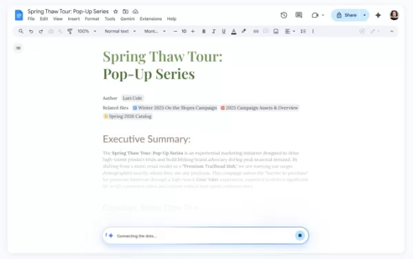 Google führt neue Gemini-Funktionen für Docs, Sheets, Slides und Drive ein