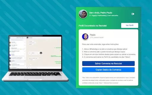 Recrutei Extension - Chrome Extension