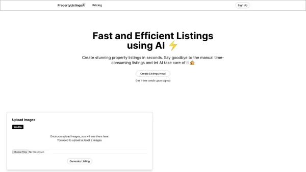 PropertyListingsAI