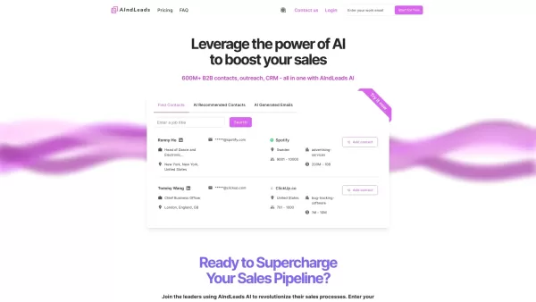 AIndLeads - AI finds Leads
