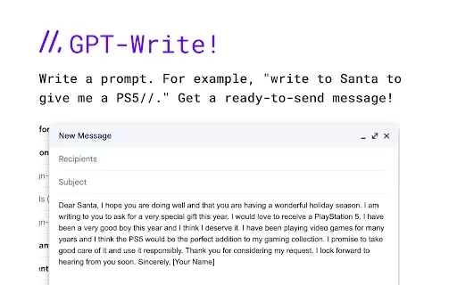 GPT-Write - Chrome Extension