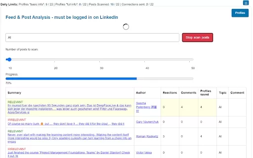 LinkedIn Helper AI - Chrome Extension