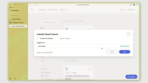 Phantombuster для извлечения профиля LinkedIn