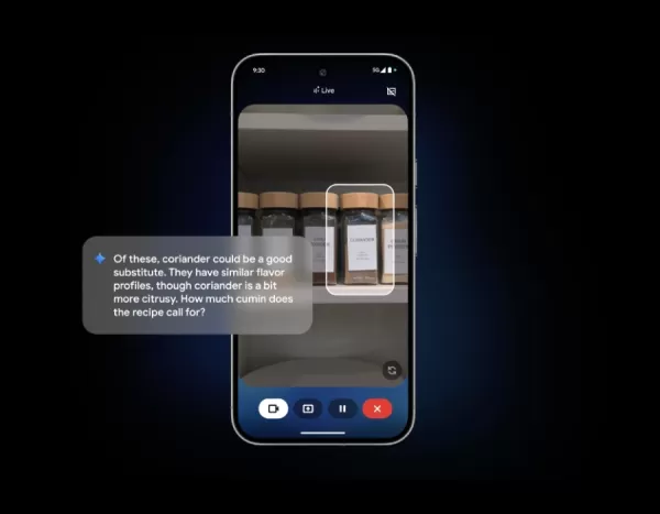 Google 的 Gemini Live AI 助理透過視覺效果增強回應能力