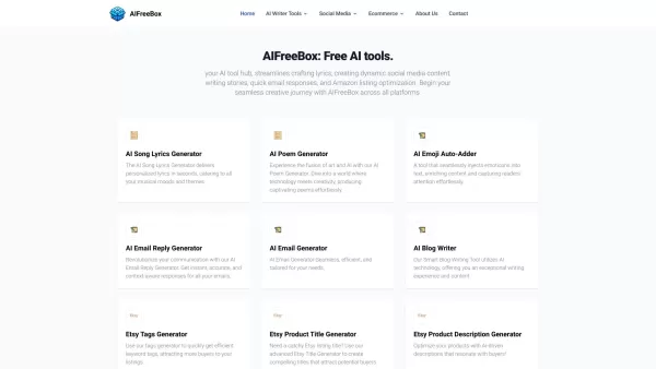 AIFreeBox: Free AI Tools
