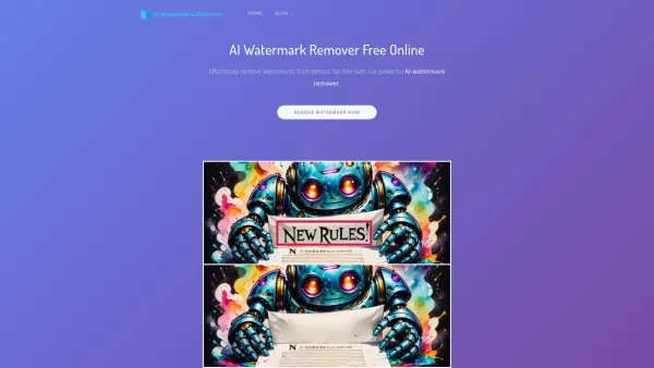 Free AI Watermark Remover Online