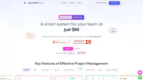 Alian hub - Project Management System