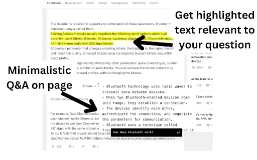 Chat with page - Chrome Extension