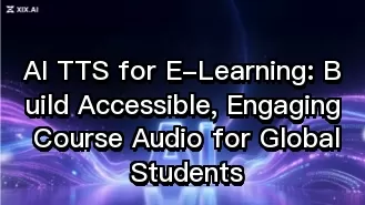AI TTS pour l'apprentissage en ligne : Créer des audio de cours accessibles et captivants pour les étudiants du monde entier