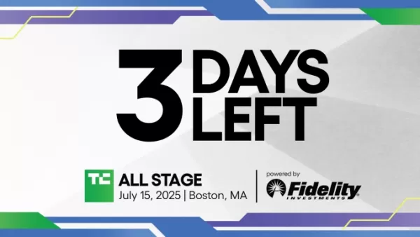 TechCrunch All Stage 3 days left