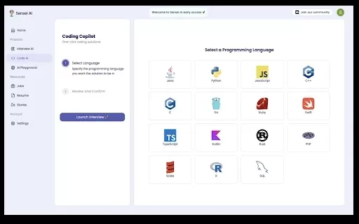 Sensei AI Coding Copilot