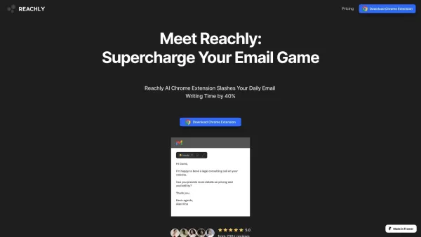 Reachly - Your AI Email Assistant