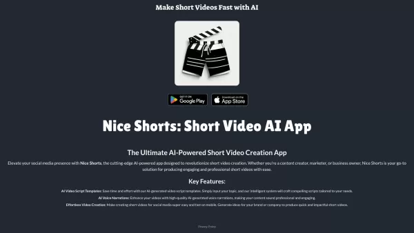 Nice Shorts: Short Video Maker