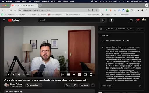 YouTube Chat Extension - Chrome Extension