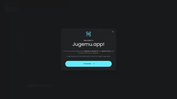 Jugemu.app with OpenAI o1 Support