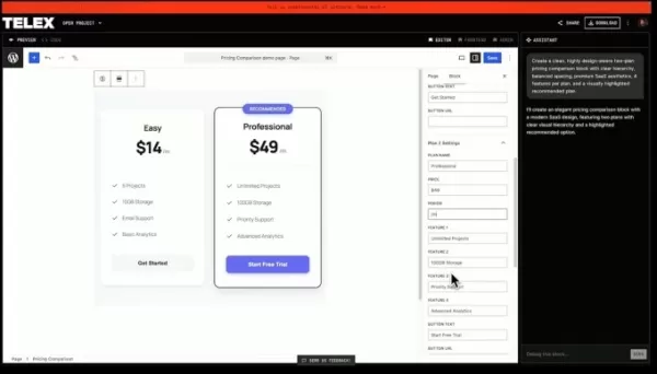 La herramienta experimental de inteligencia artificial Telex de WordPress ya genera aplicaciones para el mundo real pocos meses después de su lanzamiento La creación de calculadoras de precios, bloques de información para tiendas e integraciones con Gutenberg reduce drásticamente el tiempo y el coste de desarrollo de tareas antes complejas